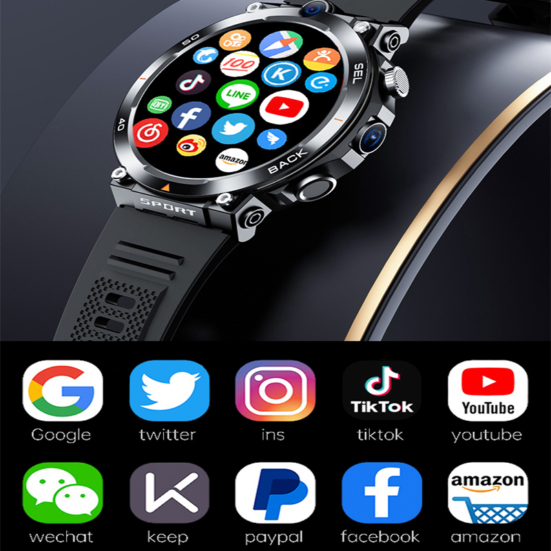 Nouveau Google Play 1.39 pouce - Smartwatch Rugged Watches For Men avis et prix