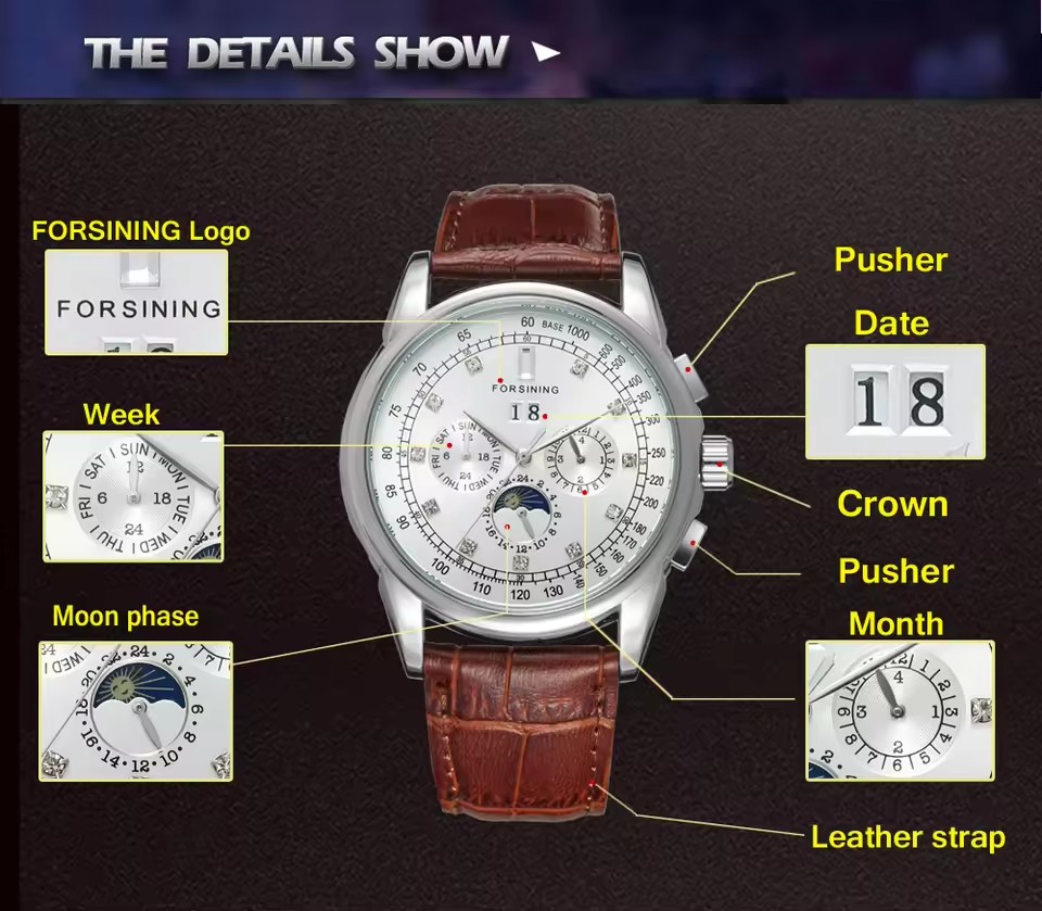 FORSINING réplique multifoncti - Patek Philippe Watch Nautilus avis et prix