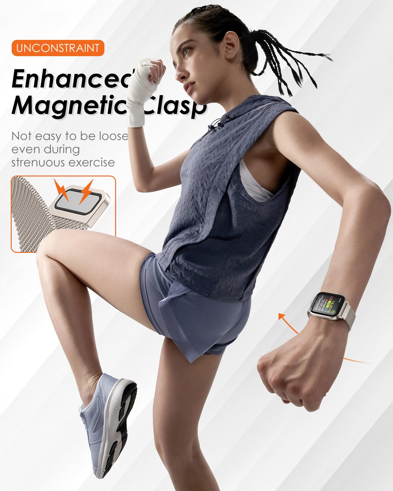 Bracelet milanais pour Bracele - Smartwatch Apple Watches For Women avis et prix