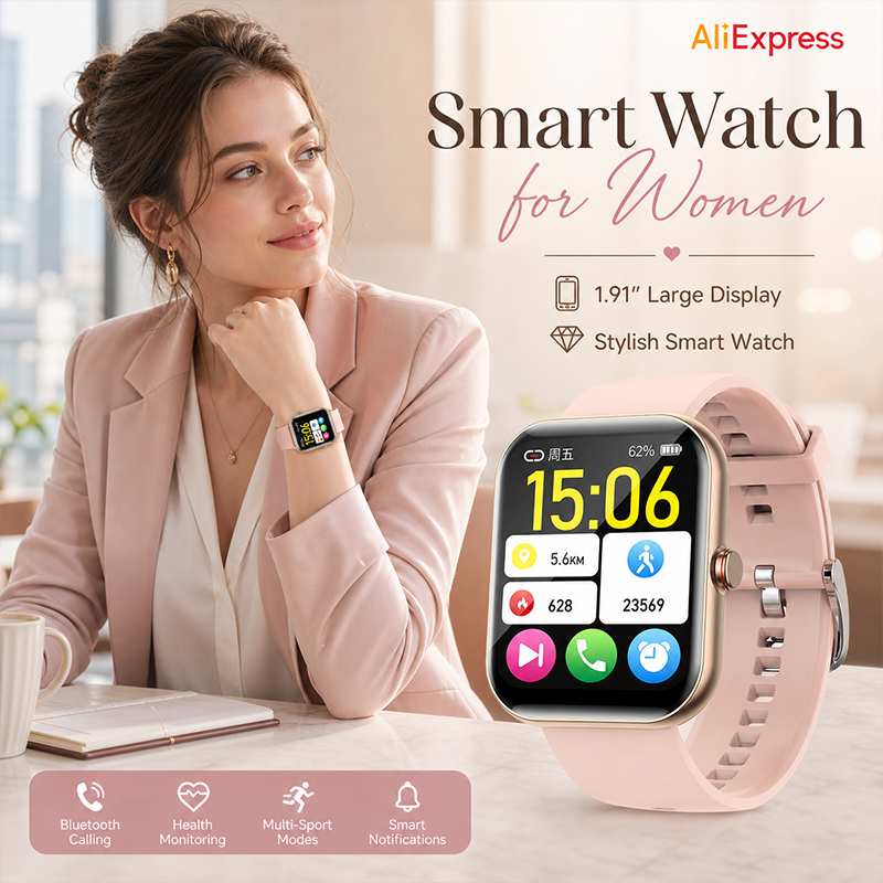 Montre connectée pour femmes,  - Watches Ladies Smartwatch avis et prix