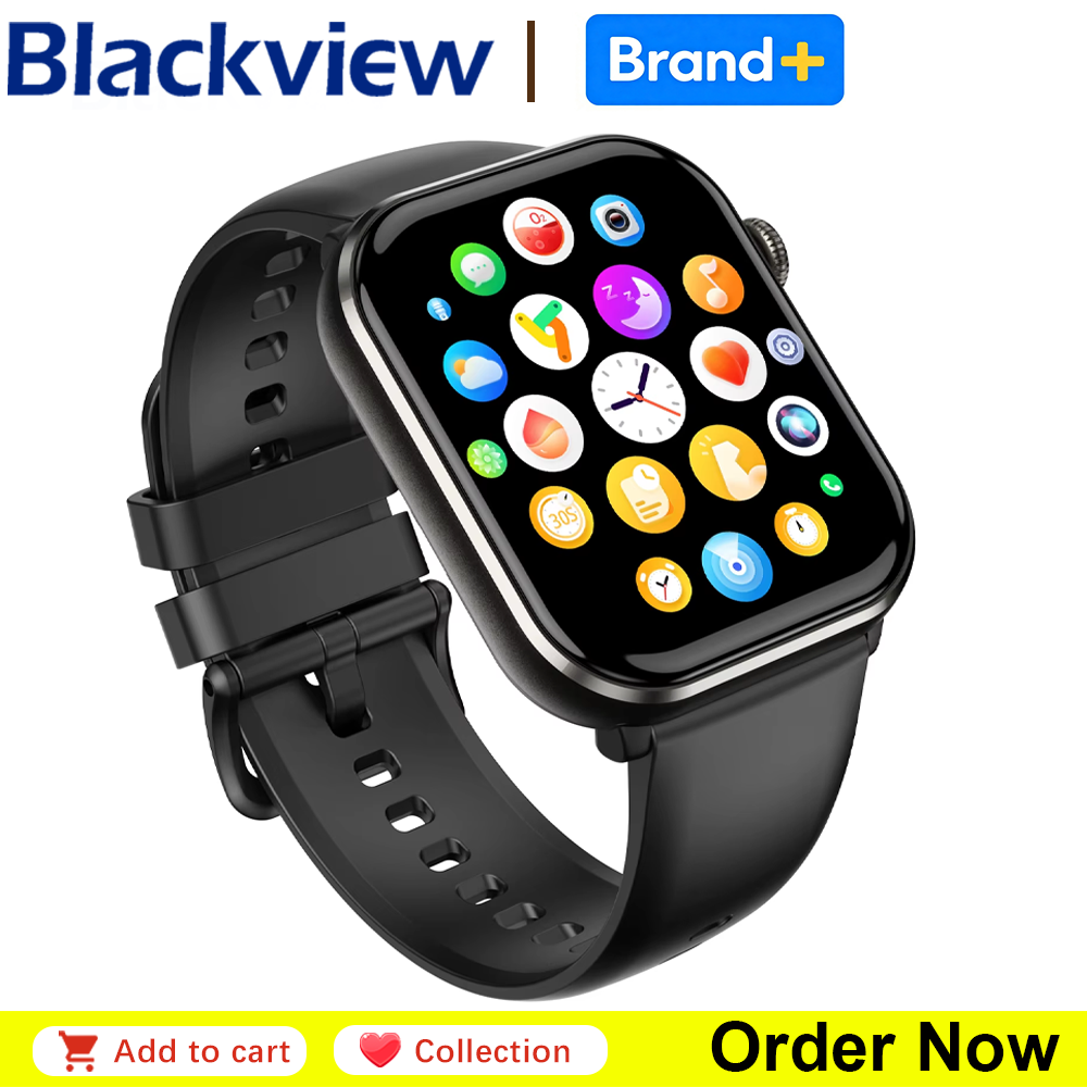 Montre connectée Blackview R60 - Smartwatch Square Watches For Men avis et prix