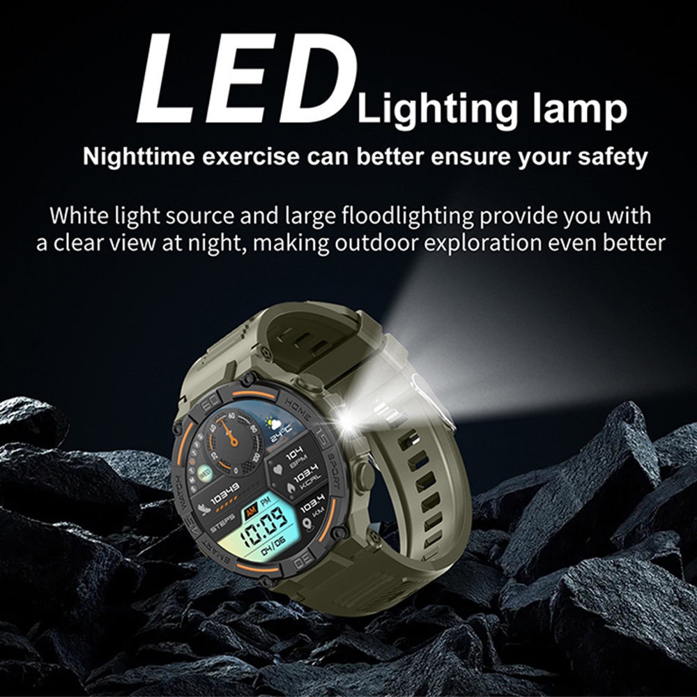 Montre connectée militaire rob - Smartwatch Rugged Watches For Men avis et prix