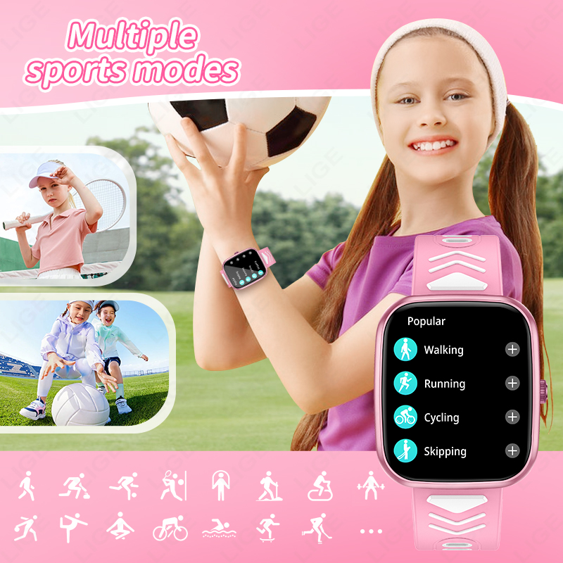 LIGE Nouvelle Montre Intellige - Smartwatch Digital Watches For Kid Boy With Alarm avis et prix