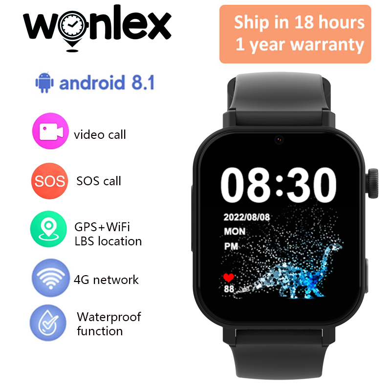 Wonlex KT36 4G montre intellig - Smartwatch Digital Watches For Kids avis et prix