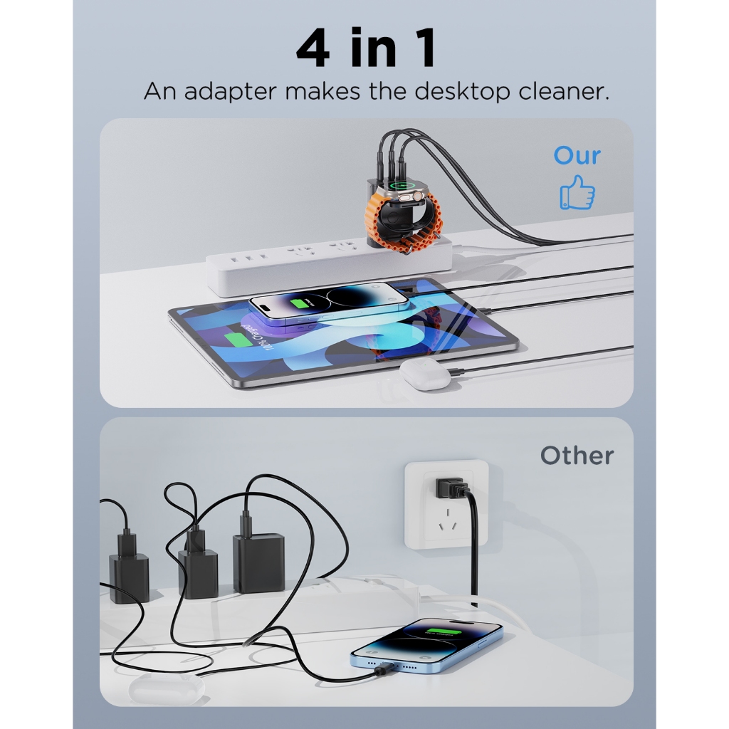 Oatsbasf-Adaptateur de chargeu - Smartwatch Apple Watch avis et prix