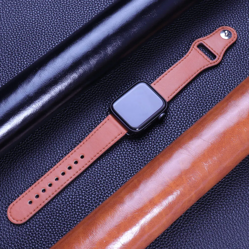 Bracelet en cuir pour Apple wa - Smartwatch Apple Watches For Women avis et prix
