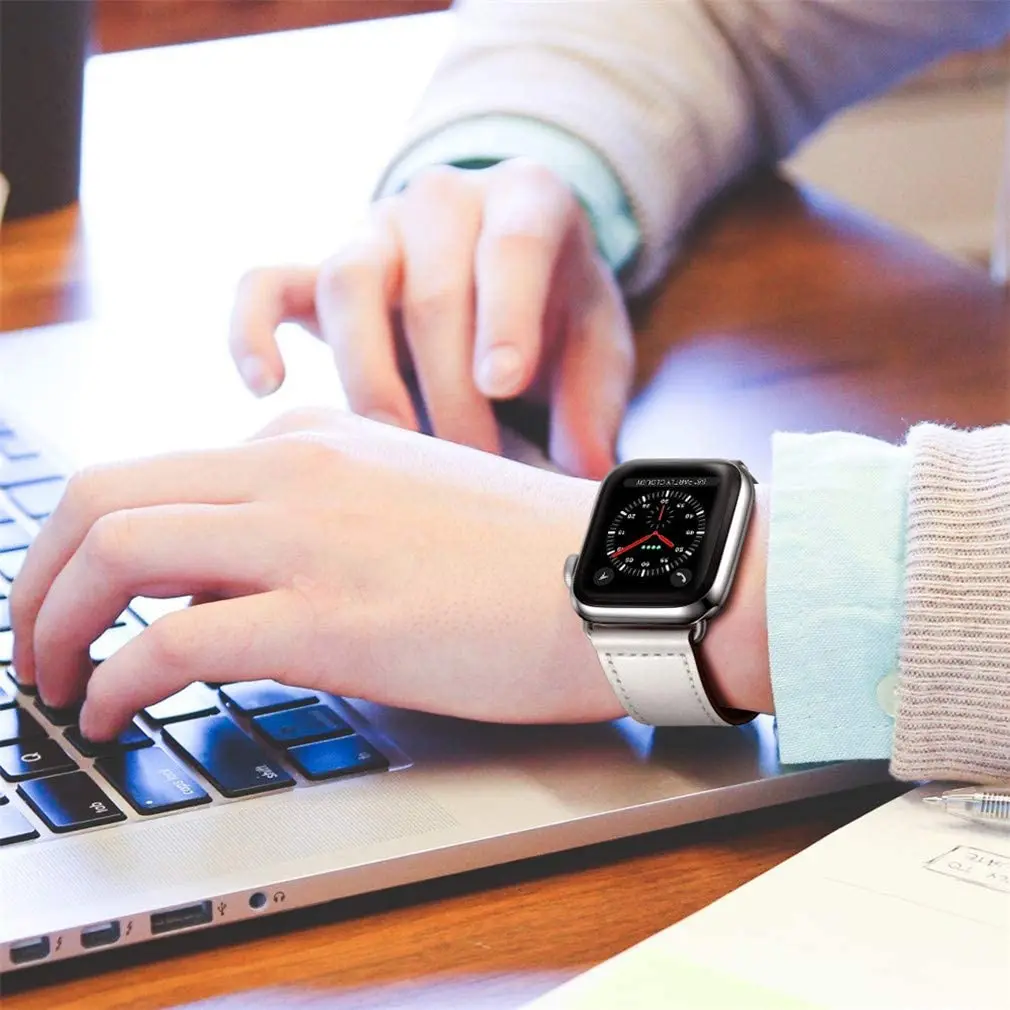Bracelet en cuir pour Apple wa - Smartwatch Apple Watches For Women avis et prix
