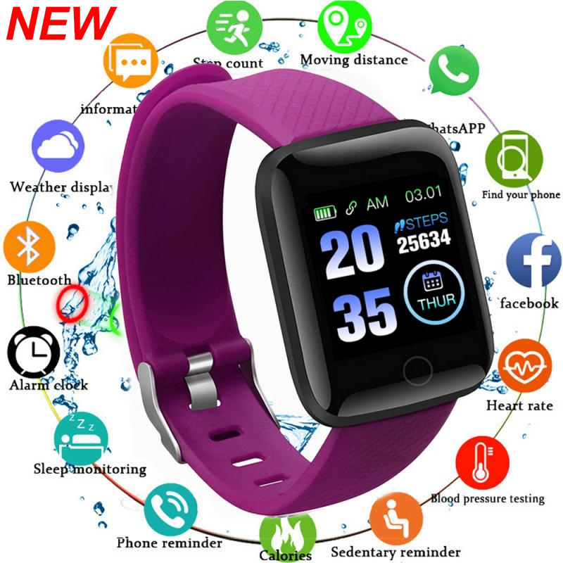 116plus montre intelligente ho - Smartwatch Square Watches For Men avis et prix