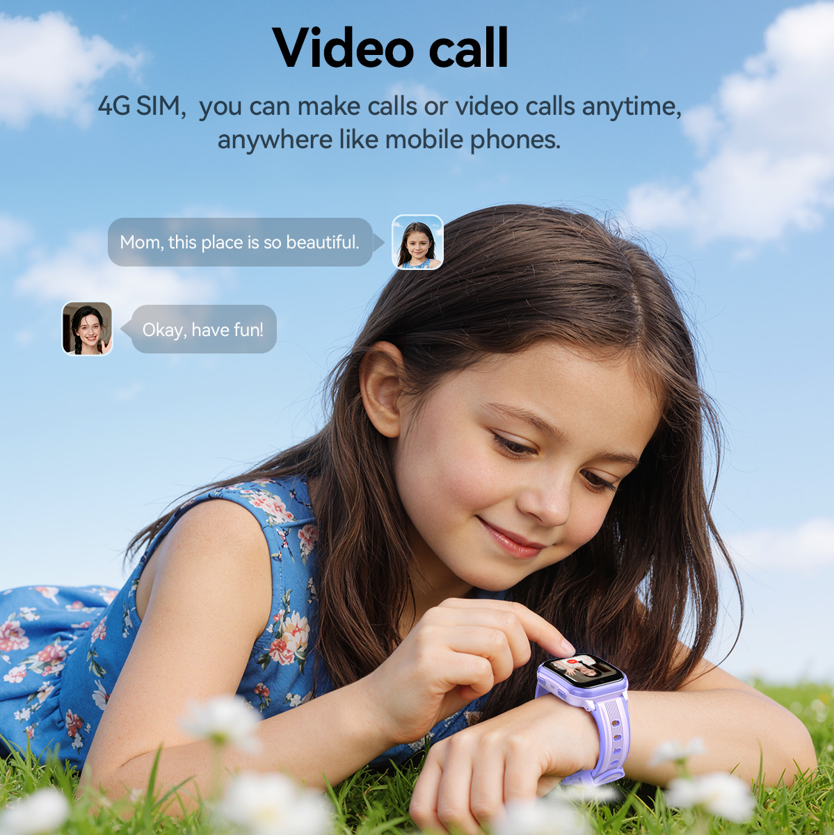 Montre connectée pour enfants  - Smartwatch Digital Watches For Kids avis et prix
