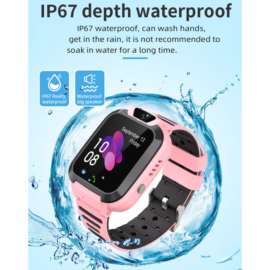 Montre intelligente étanche po - Smartwatch Digital Watches For Kid Boy With Alarm avis et prix