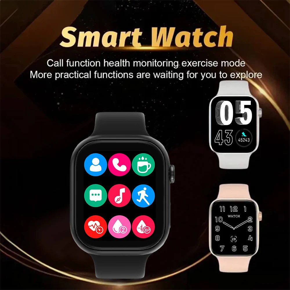 2025 nouvelle montre intellige - Smartwatch Square Watches For Men avis et prix