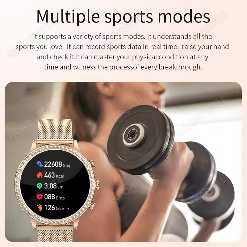 Montre connectée élégante pour - Smartwatch Health Watches For Women avis et prix