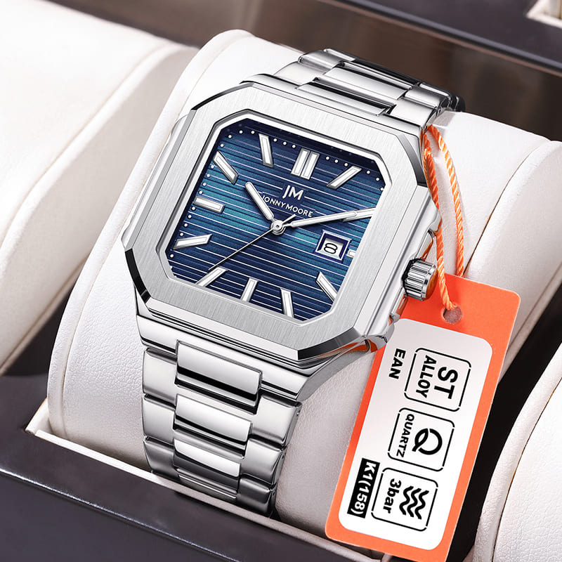 JONNY MOORE K1050 mode luxe ba - Smartwatch Square Watches For Men avis et prix