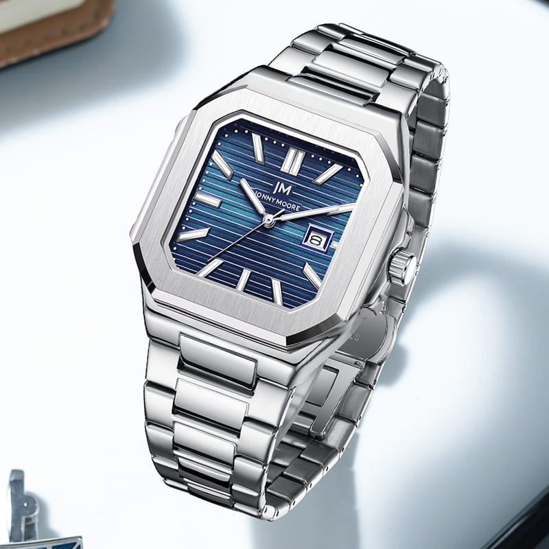 JONNY MOORE K1050 mode luxe ba - Smartwatch Square Watches For Men avis et prix