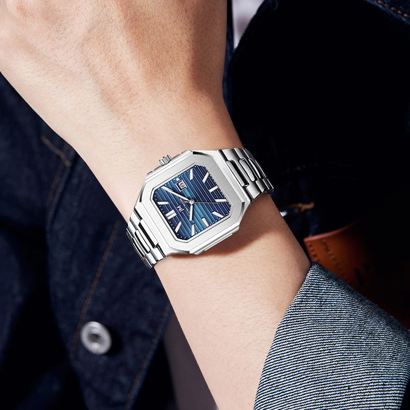 JONNY MOORE K1050 mode luxe ba - Smartwatch Square Watches For Men avis et prix